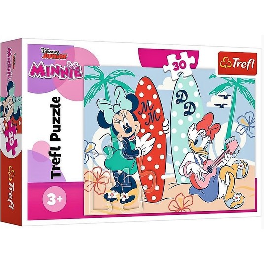 PUZZLE 30 KOLOROWA MINNIE 18302 -zdjęcie numer 1