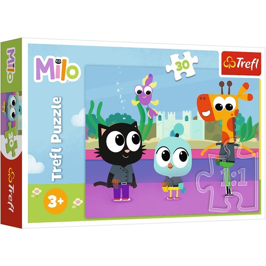 PUZZLE 30 KOTEK MILO 18310 -zdjęcie numer 1