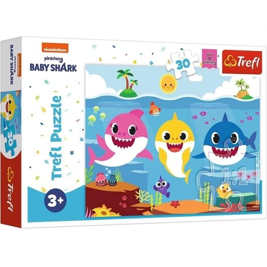 PUZZLE 30 PODWODNY ŚWIAT REKINÓW 18284 -zdjęcie numer 1