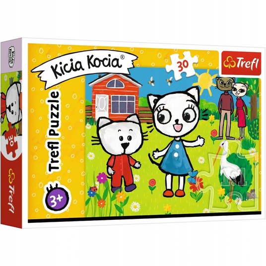 PUZZLE 30 PRZYGODY KICI KOCI 18264 -zdjęcie numer 1