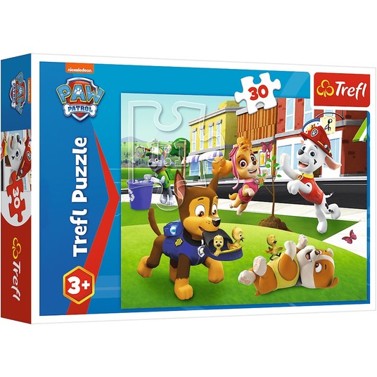 PUZZLE 30 PSIAKI W AKCJI PSI PATROL 18306 -zdjęcie numer 1