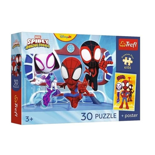 PUZZLE 30 SPIDEY W AKCJI 18343 -zdjęcie numer 1