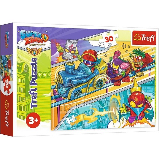 PUZZLE 30 SUPER ZING W POGONI ZA PRZYGODĄ 18272 -zdjęcie numer 1