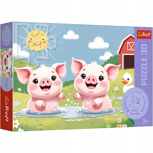 PUZZLE 30 WESOŁE ZYCIE NA WSI 18334 -zdjęcie numer 1