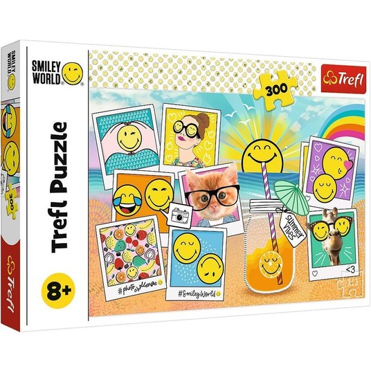 PUZZLE 300 SMILEY NA WAKACJACH 23019 -zdjęcie numer 1