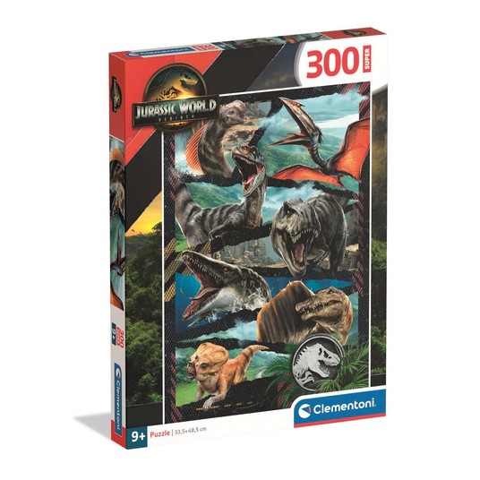 PUZZLE 300 SUPER JURASSIC WORLD 7496 -zdjęcie numer 1