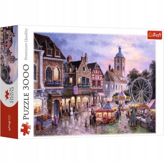 PUZZLE 3000 WESOŁE MIASTECZKO 33033 -zdjęcie numer 1