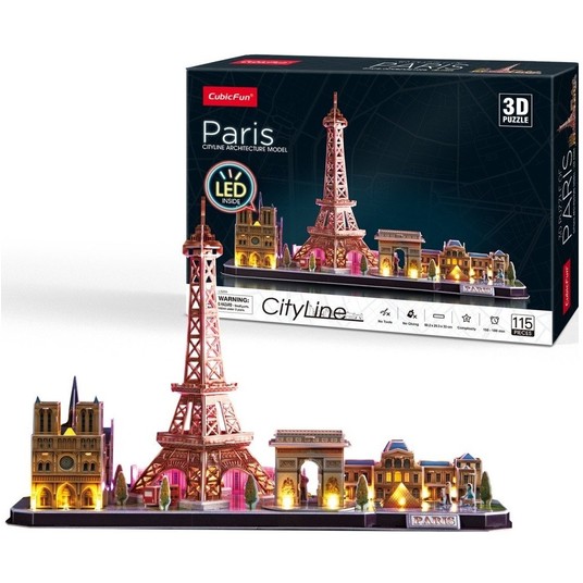 PUZZLE 3D CITY LINE PARYŻ L525H 5256 -zdjęcie numer 1