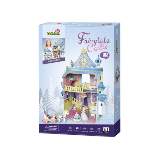 PUZZLE 3D DOMEK DLA LALEK FAIRYTALE CASTLE 8097 -zdjęcie numer 1