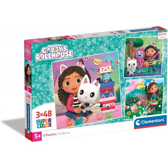 PUZZLE 3W1 KOCI DOMEK GABI 2954 -zdjęcie numer 1