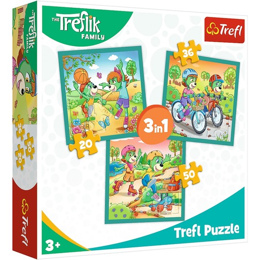 PUZZLE 3W1 POZNAJ TREFLIKI 34872 -zdjęcie numer 1