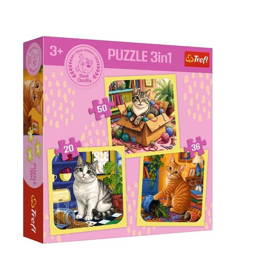 PUZZLE 3W1 RADOSNE MOMENTY 34906 -zdjęcie numer 1