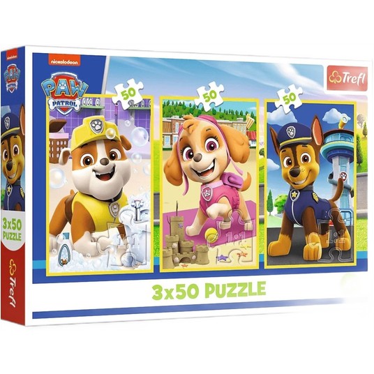 PUZZLE 3X50 NASZE PIESKI 34878 -zdjęcie numer 1