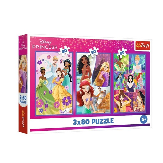 PUZZLE 3X80 KSIĘŻNICZKI PRZYJACIÓŁKI 34884 -zdjęcie numer 1