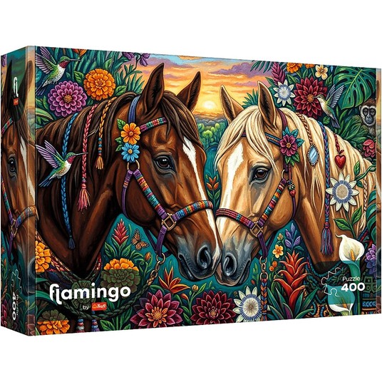 PUZZLE 400 KWIECISTY GALOP 11212 -zdjęcie numer 1