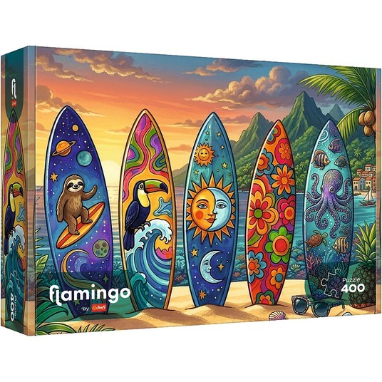 PUZZLE 400 LETNIA PRZYGODA NA FALI 11214 -zdjęcie numer 1