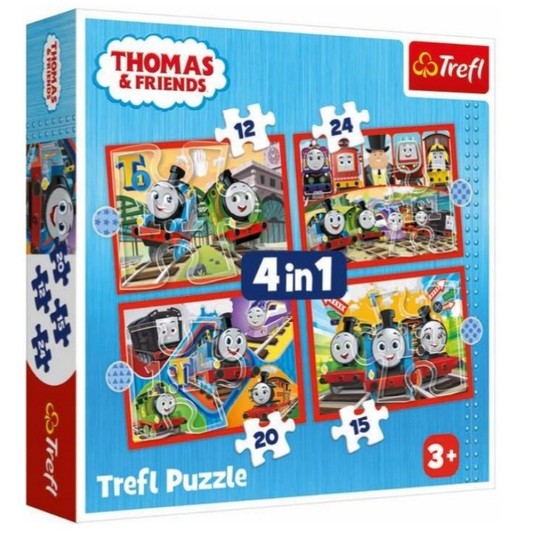 PUZZLE 4W1 ODJAZDOWY TOMEK 34619 -zdjęcie numer 1