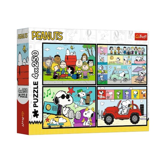 PUZZLE 4X250 FISTASZKOWE PRZYGODY 13370 -zdjęcie numer 1