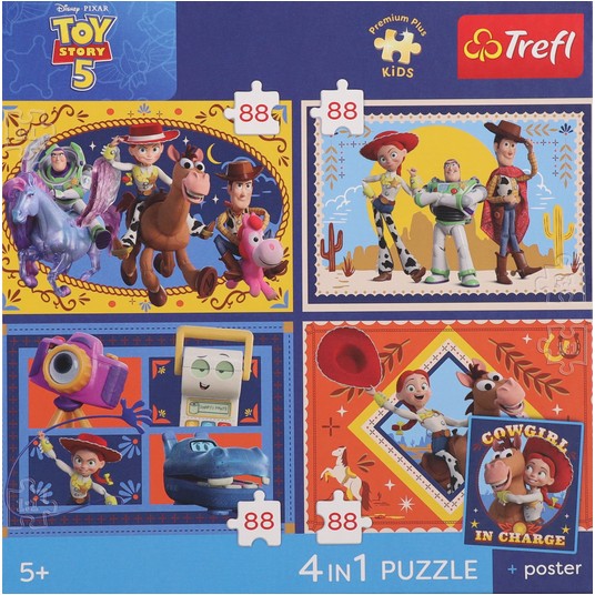 PUZZLE 4X88 PREMIUM CZAS ZABAWEK 34701 -zdjęcie numer 1