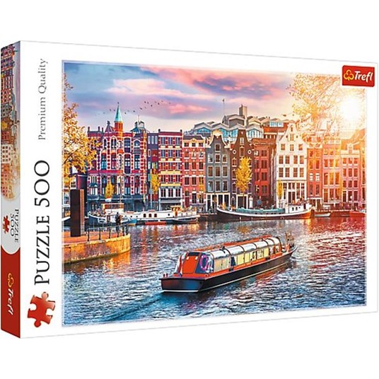 PUZZLE 500 AMSTERDAM, HOLANDIA 37428 -zdjęcie numer 1