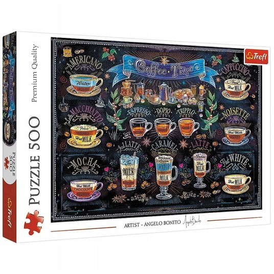 PUZZLE 500 CZAS NA KAWĘ 37449 -zdjęcie numer 1