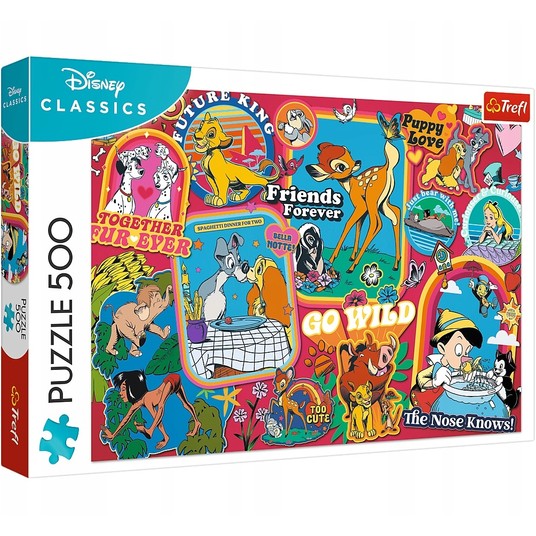 PUZZLE 500 DISNEY NA PRZESTRZENI LAT 37465 -zdjęcie numer 1