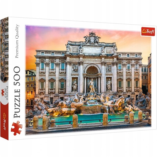 PUZZLE 500 FONTANNA DI TREVI RZYM 37292 -zdjęcie numer 1