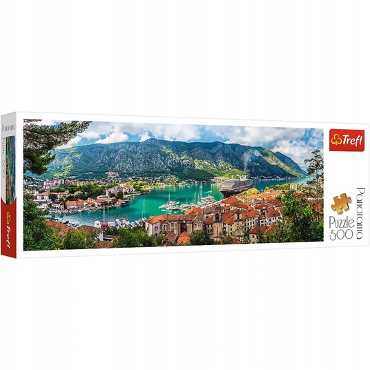 PUZZLE 500 PANORAMA KOTOR CZARNOGÓRA 29506 -zdjęcie numer 1