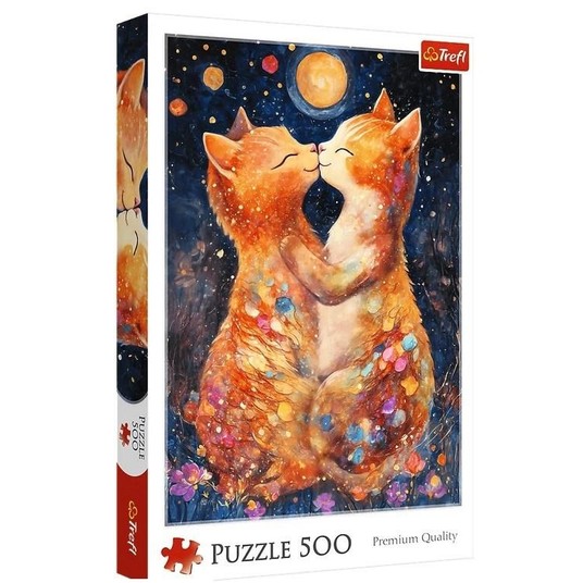 PUZZLE 500 POCAŁUNEK W ŚWIETLE KSIĘŻYCA 37546 -zdjęcie numer 1