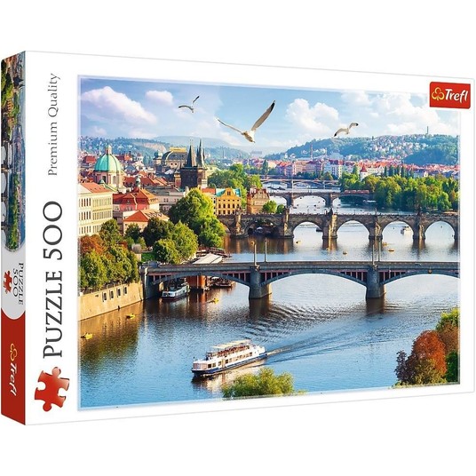 PUZZLE 500 PRAGA CZECHY 37382 -zdjęcie numer 1