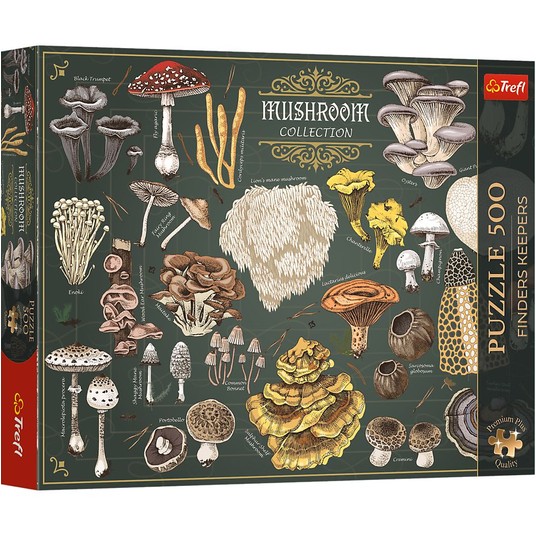 PUZZLE 500 PREMIUM GRZYBY 37608 -zdjęcie numer 1