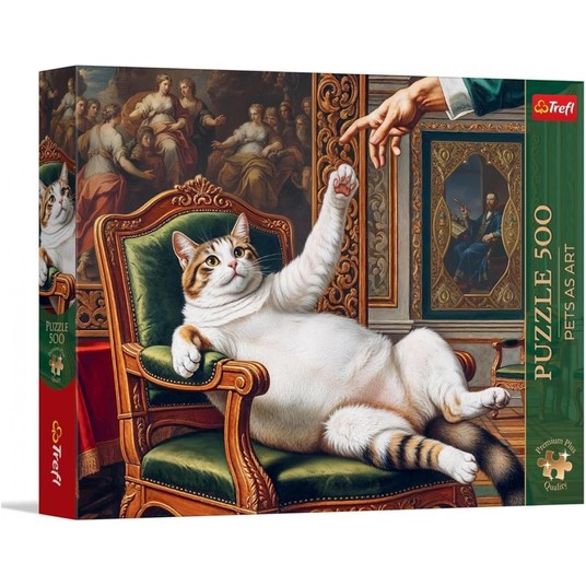PUZZLE 500 PREMIUM JEGO PUSZYSTA WYSOKOŚĆ 37627 -zdjęcie numer 1
