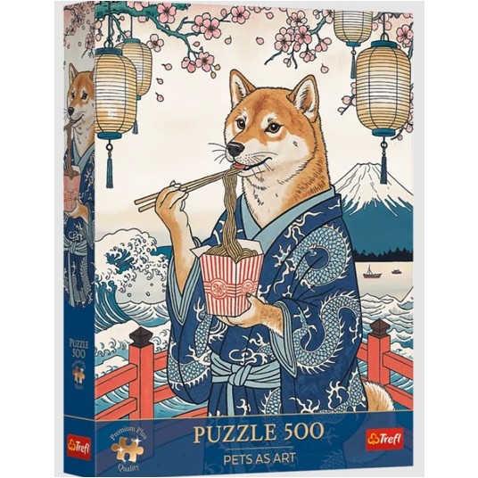 PUZZLE 500 PREMIUM MAKARONOWA MEDYTACJA SHIBY37628 -zdjęcie numer 1