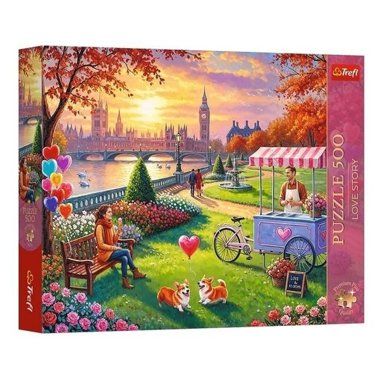 PUZZLE 500 PREMIUM ROMANTYCZNY LONDYN 37620 -zdjęcie numer 1