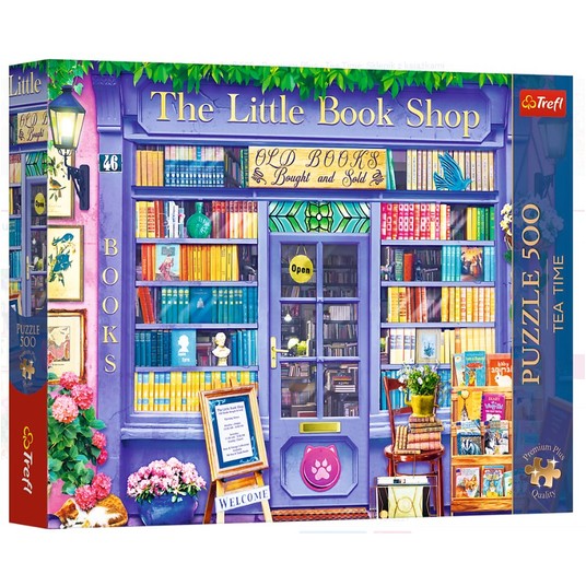 PUZZLE 500 PREMIUM SKLEPIK Z KSIĄŻKAMI 37622 -zdjęcie numer 1