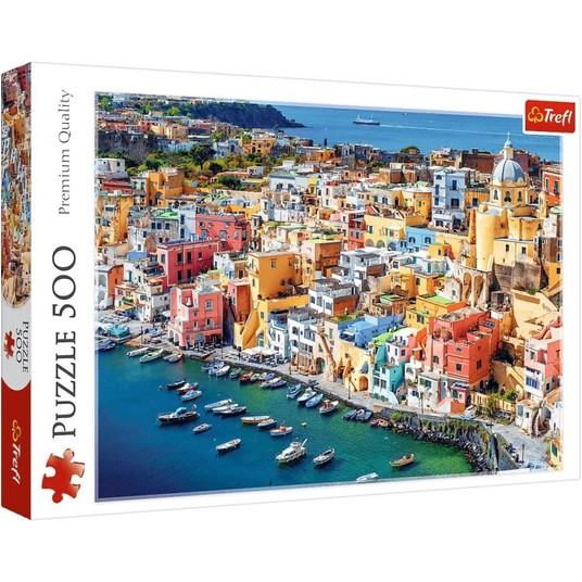 PUZZLE 500 PROCIDA KAMPANIA WŁOCHY 37477 -zdjęcie numer 1