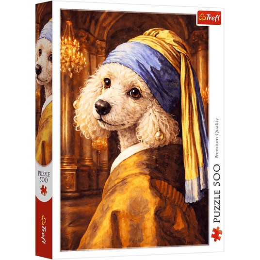 PUZZLE 500 PUDEL Z PERŁĄ 37572 -zdjęcie numer 1