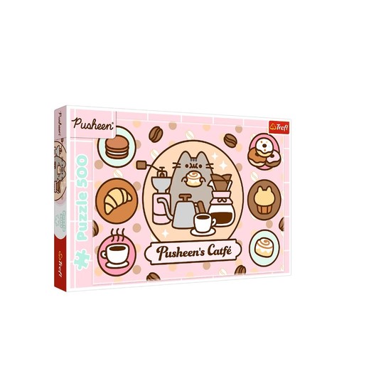 PUZZLE 500 PUSHEEN W KAWIARNI 37528 -zdjęcie numer 1