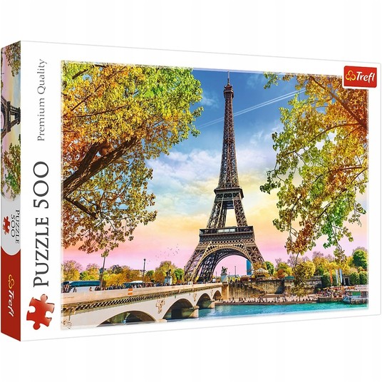 PUZZLE 500 ROMANTYCZNY PARYŻ 37330 -zdjęcie numer 1