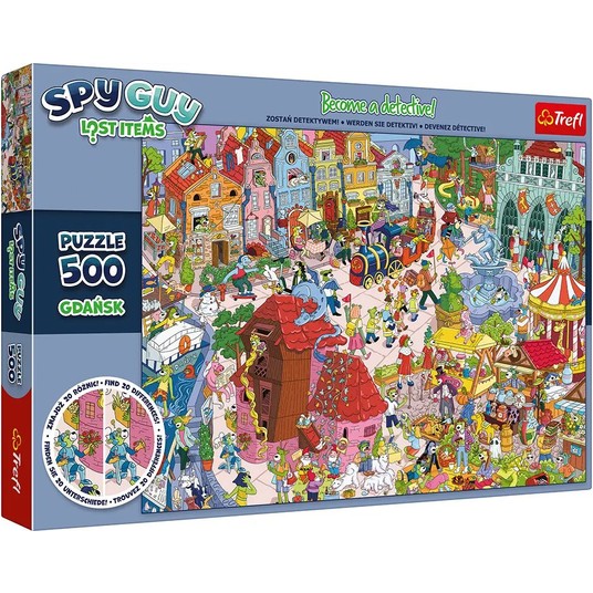 PUZZLE 500 SPY GUY LOST ITEMS GDAŃSK POLSKA 37479 -zdjęcie numer 1