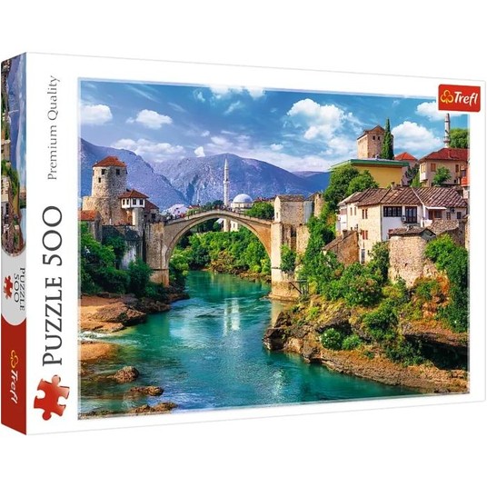 PUZZLE 500 STARY MOST W MOSTARZE 37333 -zdjęcie numer 1