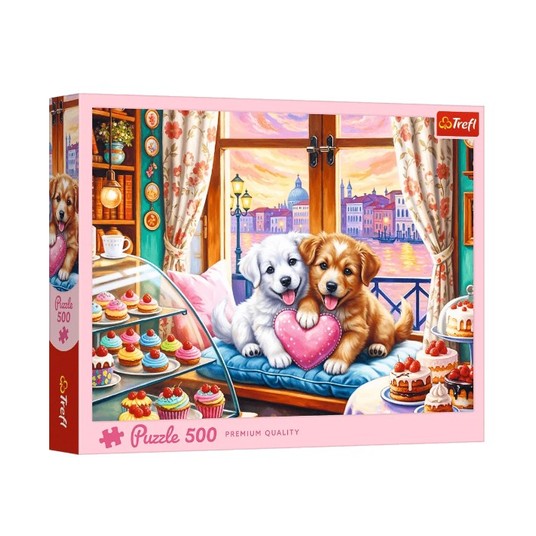 PUZZLE 500 SZCZENIĘCA MIŁOŚĆ 37554 -zdjęcie numer 1