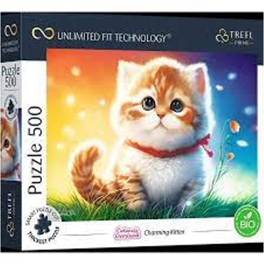 PUZZLE 500 UFT CHARMING KITTEN 37463 -zdjęcie numer 1