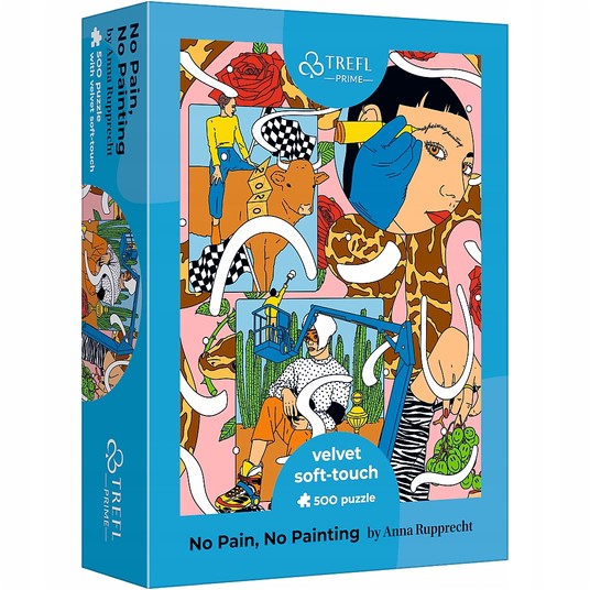 PUZZLE 500 UFT VELVET NO PAIN NO PAINTING 37423 -zdjęcie numer 1
