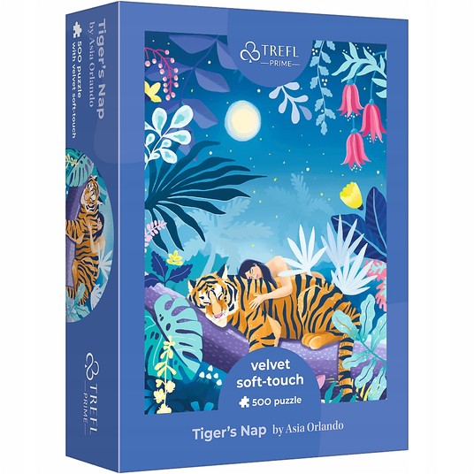PUZZLE 500 UFT VELVET TIGER'S NAP 37424 -zdjęcie numer 1