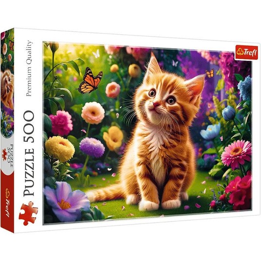 PUZZLE 500 UROCZY KOTEK 37525 -zdjęcie numer 1