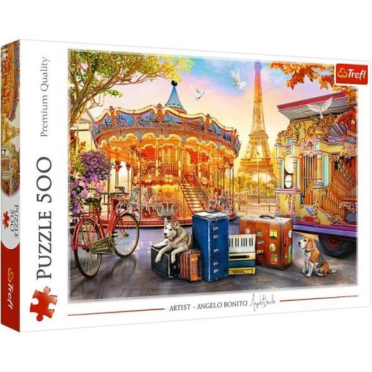 PUZZLE 500 WAKACJE W PARYŻU 37426 -zdjęcie numer 1