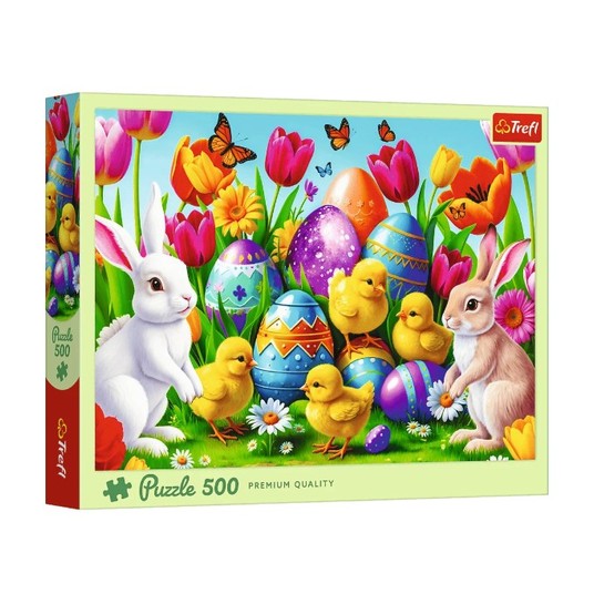 PUZZLE 500 WIELKANOCNA ŁĄKA 37559 -zdjęcie numer 1