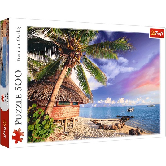 PUZZLE 500 WYSPA BORA0BORA 37485 -zdjęcie numer 1