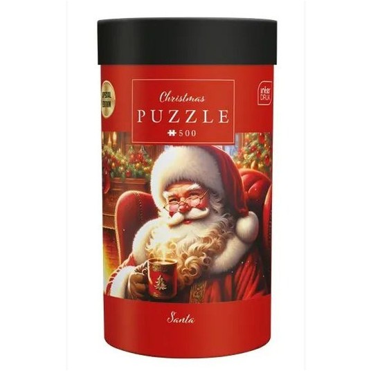 PUZZLE 500EL. CHRISTMAS 3 SANTA 6037 -zdjęcie numer 1